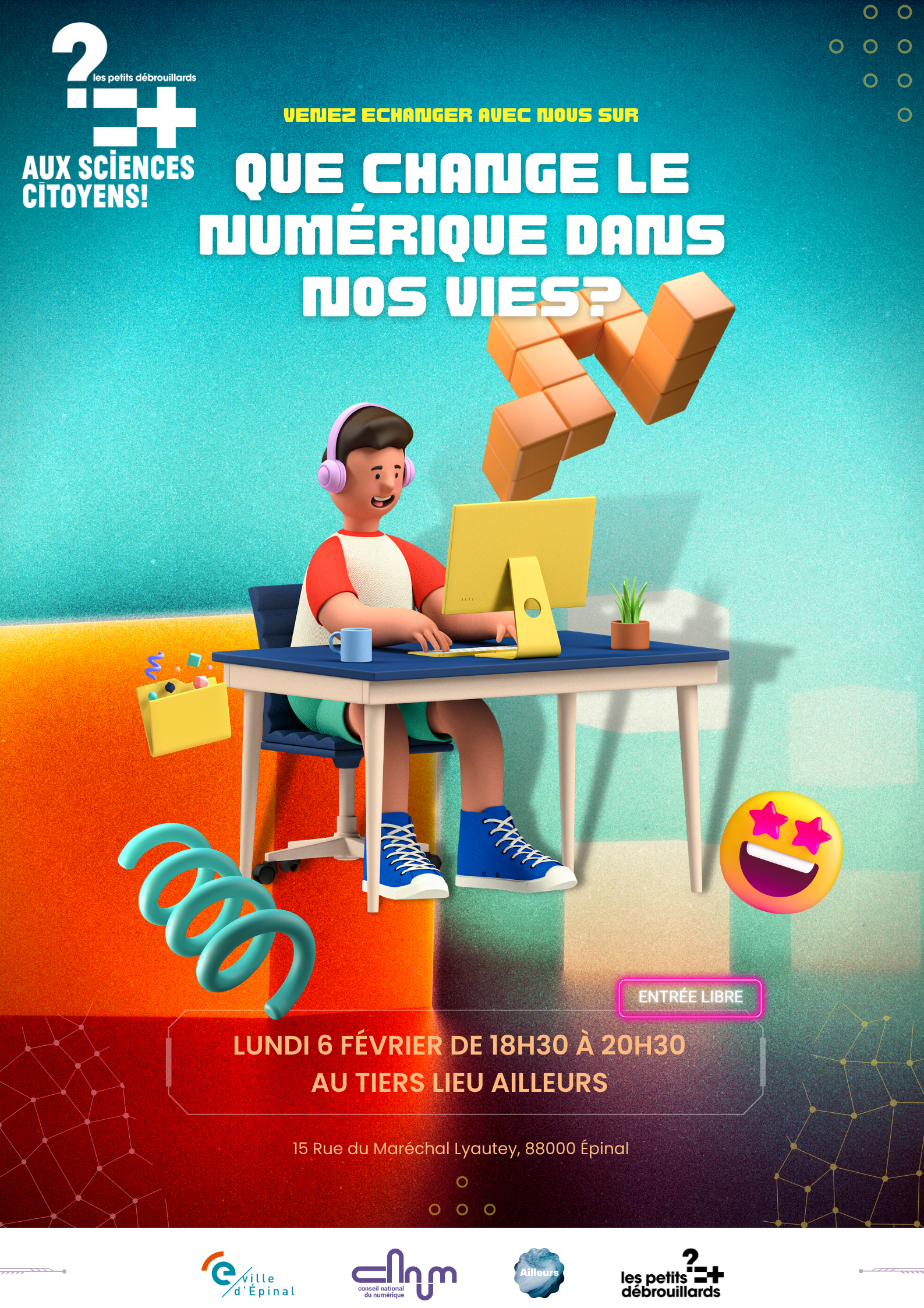 Affiche créée par Luzine Lab