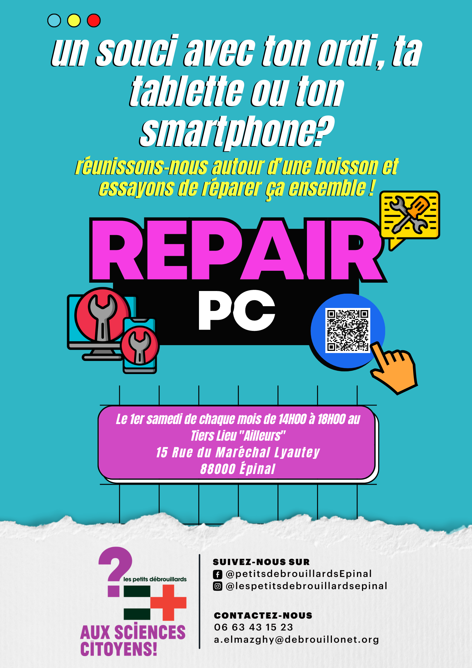 Affiche créée par Luzine Lab