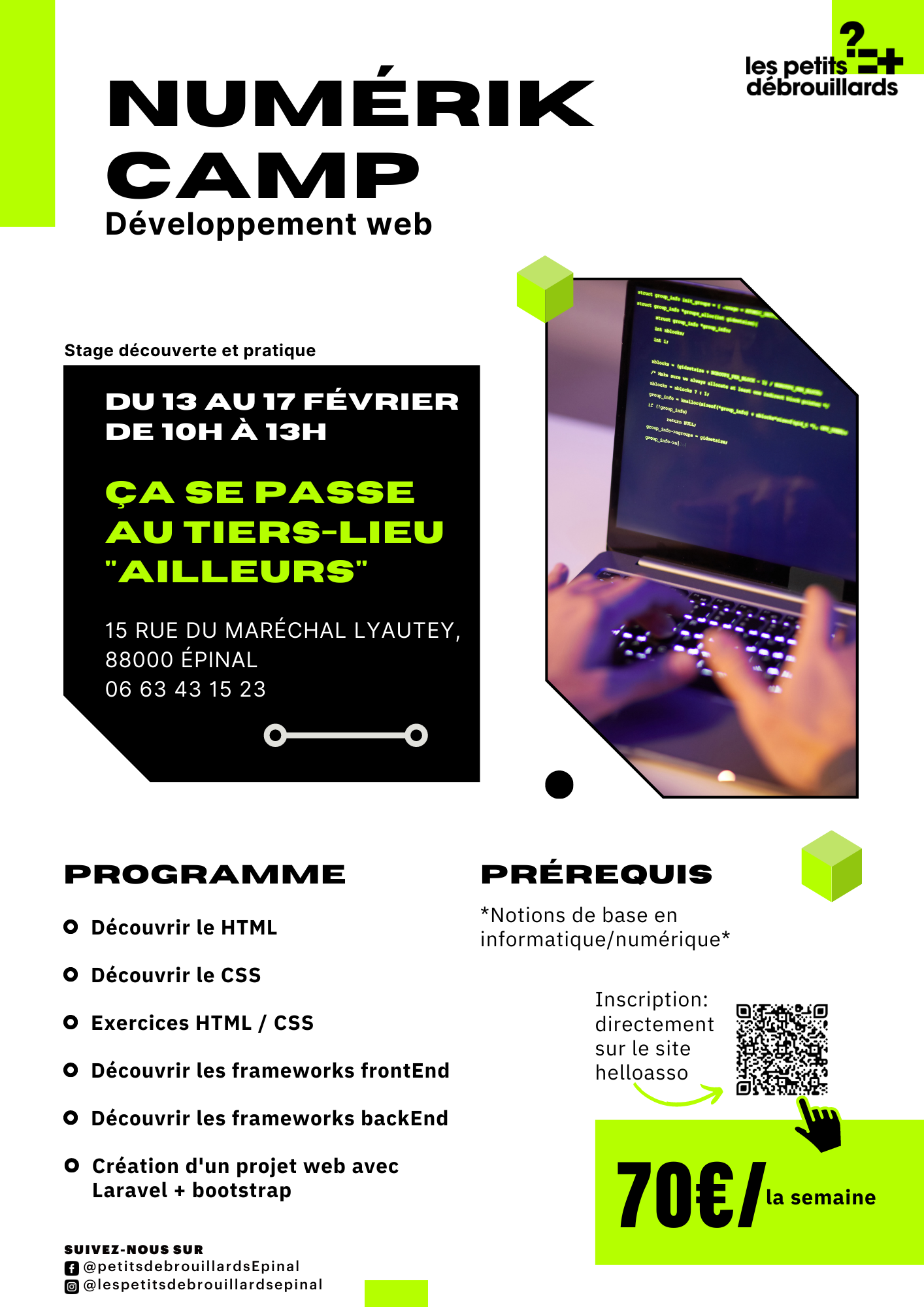 Affiche créée par Luzine Lab
